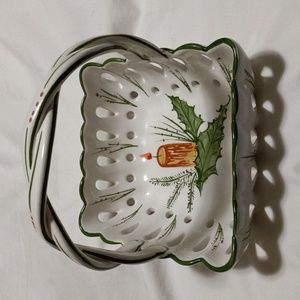 Vintage RCCL Ceramic Basket